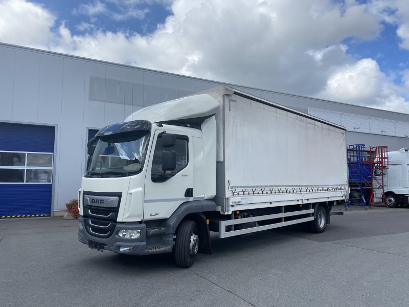 DAF LF 260 16T Valník s plachtou + čelo