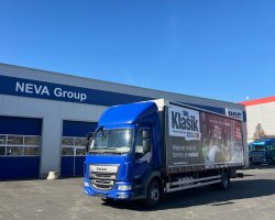 DAF LF 290 FA 16t. *Valník; plachta; zadní čelo (1.500kg)