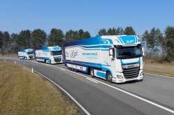Společnost DAF Trucks se podílí na testech bezdrátově propojených souprav vozidel