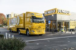 Společnost Jumbo přebírá první elektrické vozidlo DAF CF Electric 